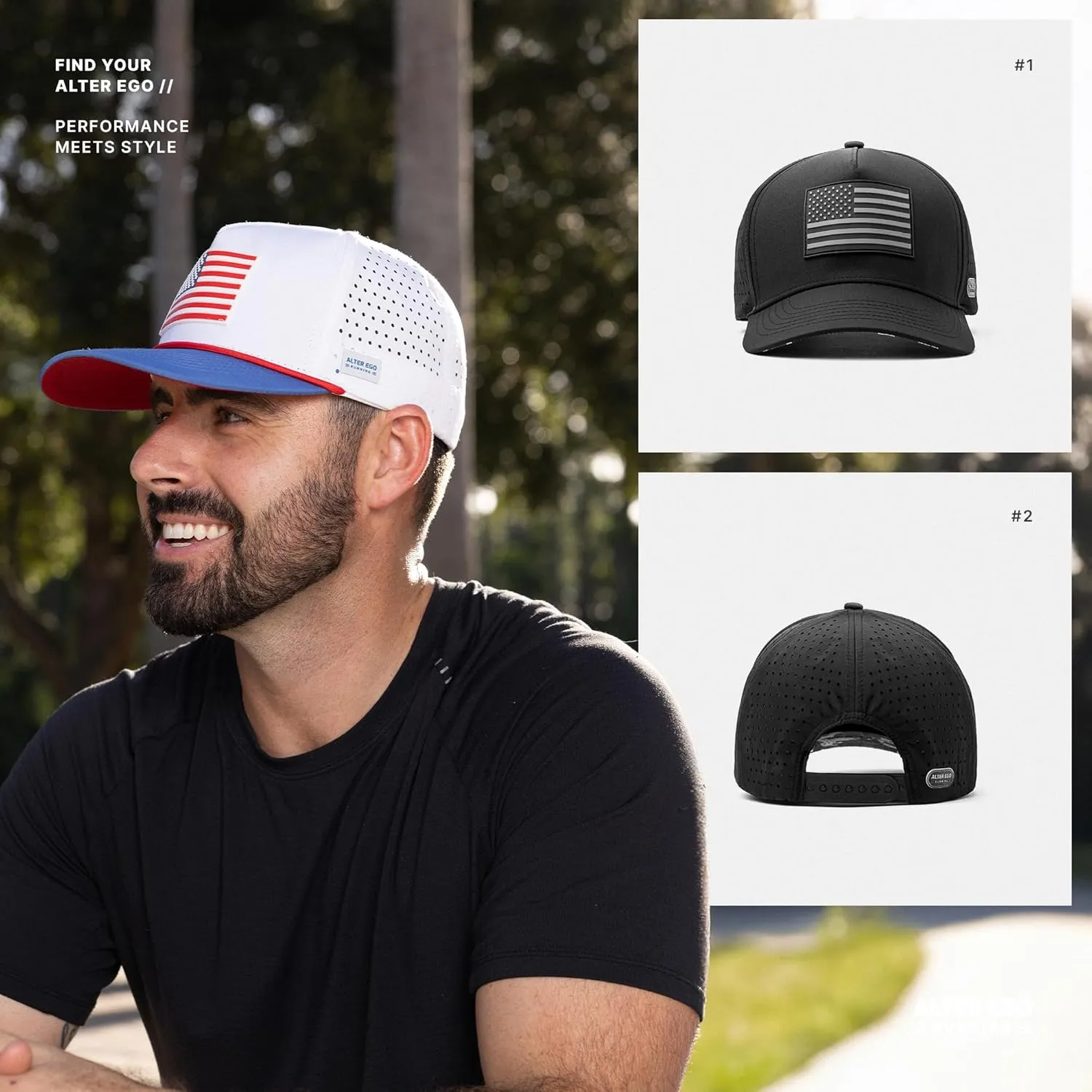 Alter Ego Coaster Splash Running Hat ?C Lightweight, Water Repellent, Men & Women