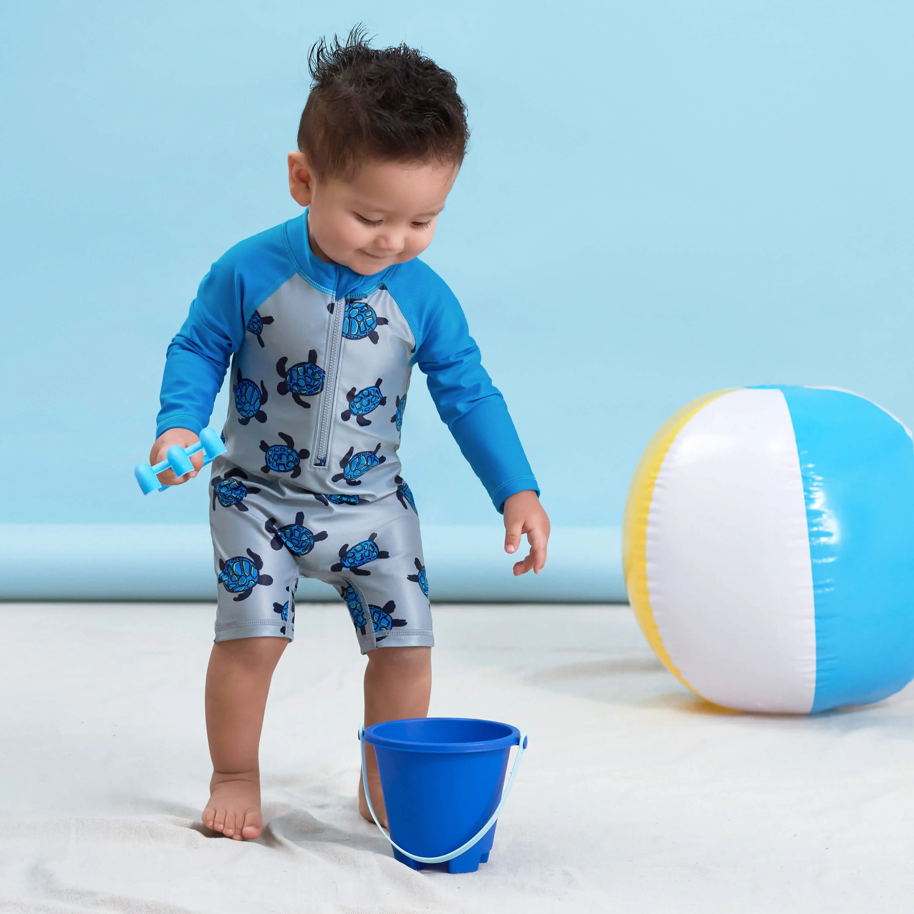 Baby & Toddler Boys UPF 50  Sea Friends Rash Guard