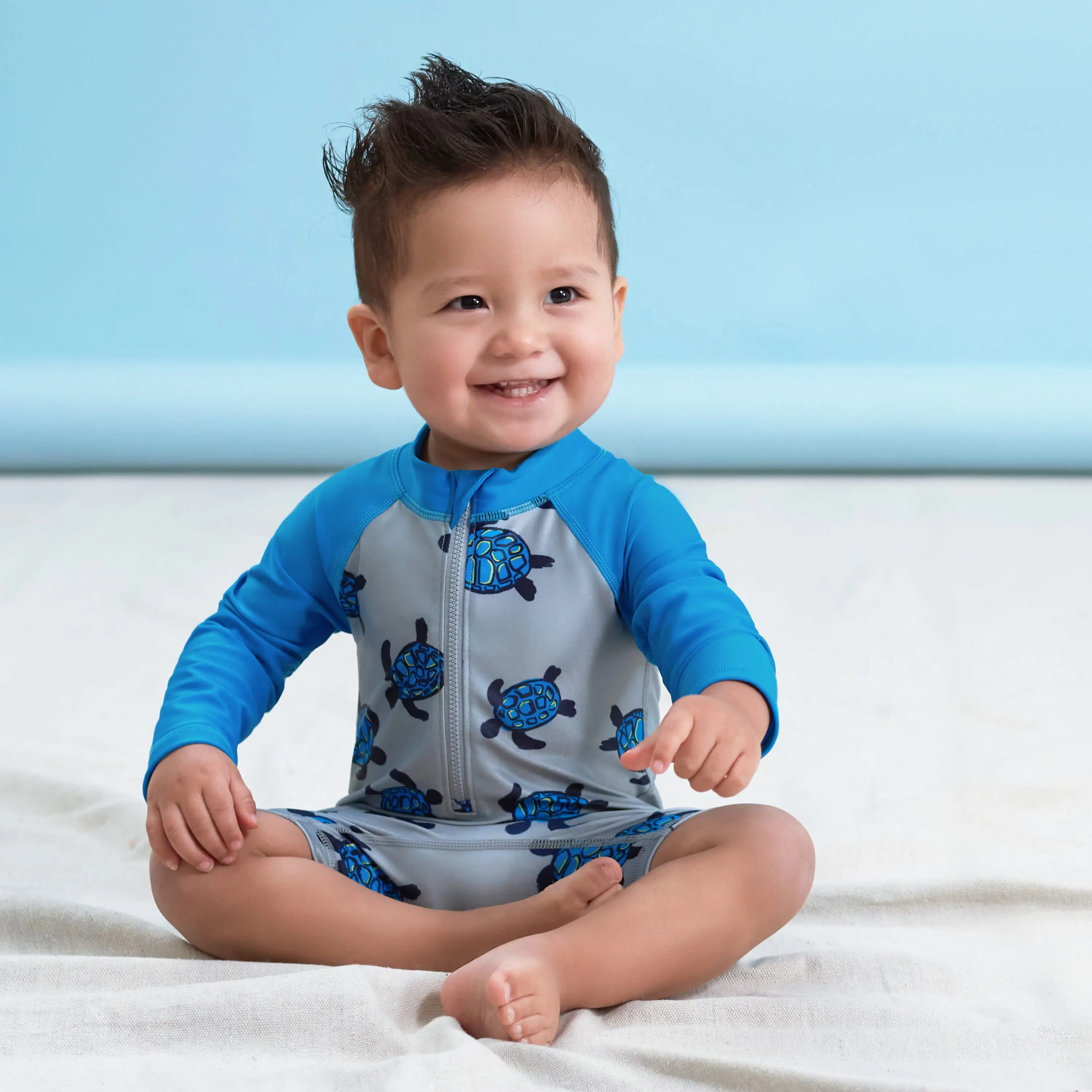 Baby & Toddler Boys UPF 50  Sea Friends Rash Guard