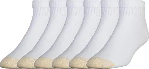 GOLDTOE Men's 656P Cotton Ankle Athletic Socks, Multipairs
