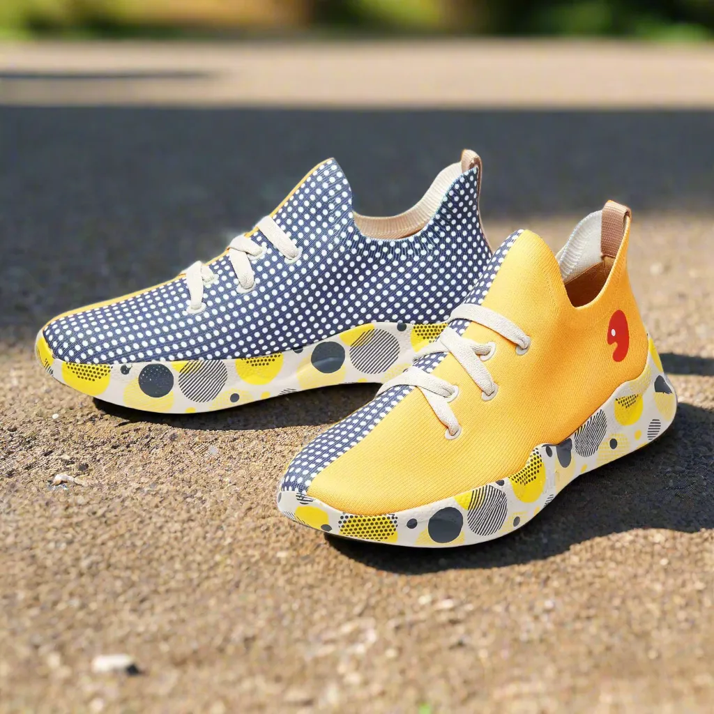 Grey & Yellow Mijas Women