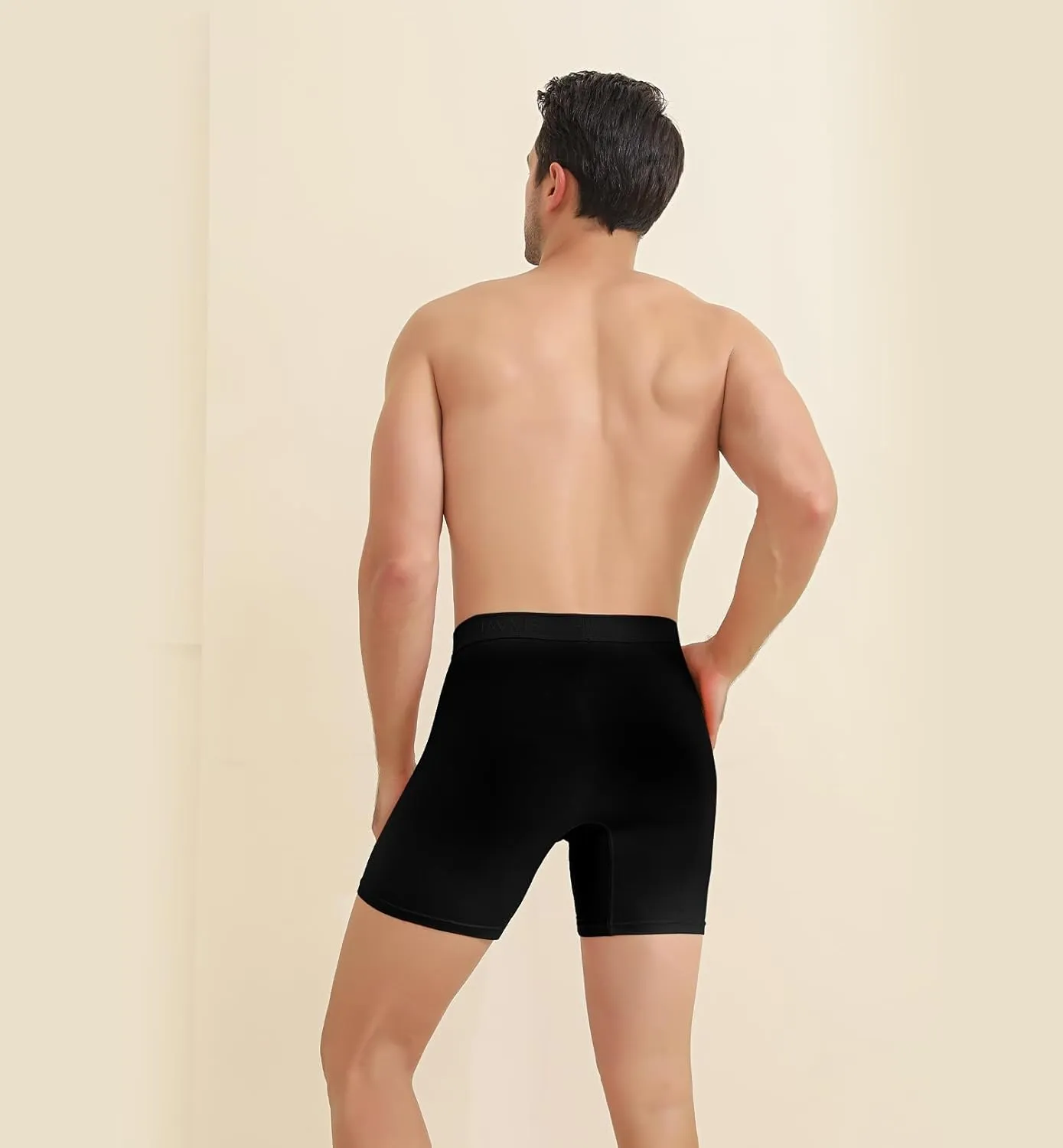 HAVVIS Men's Performance Underwear Boxer Briefs Soft Comfortable Bamboo Viscose Underwear for Men Multipack