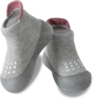 Hstyle Baby Sock Shoes Toddler Walking Shoes Infant Non-Slip Slippers Soft Rubber Sole Sneakers for Baby Boys Girls