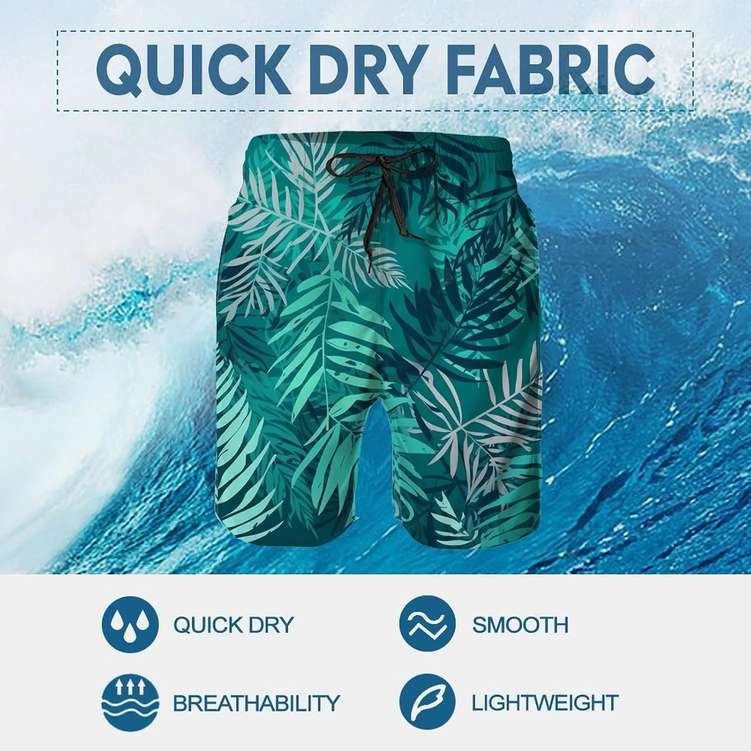 Men's Swim Trunks Quick Dry Swimming Trunks Upside Down Pineapple Beach Shorts with Mesh Lining and Pockets