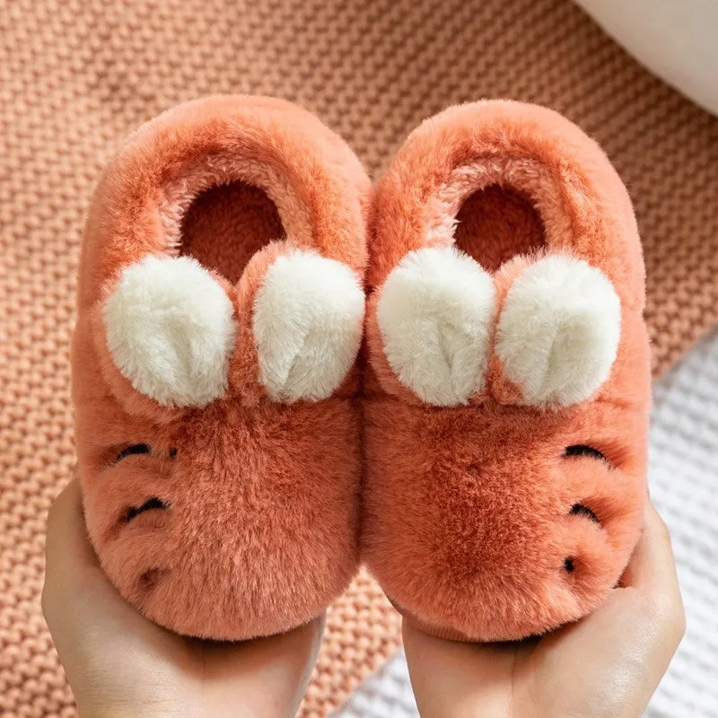 Plush Rabbit Slippers for Toddlers