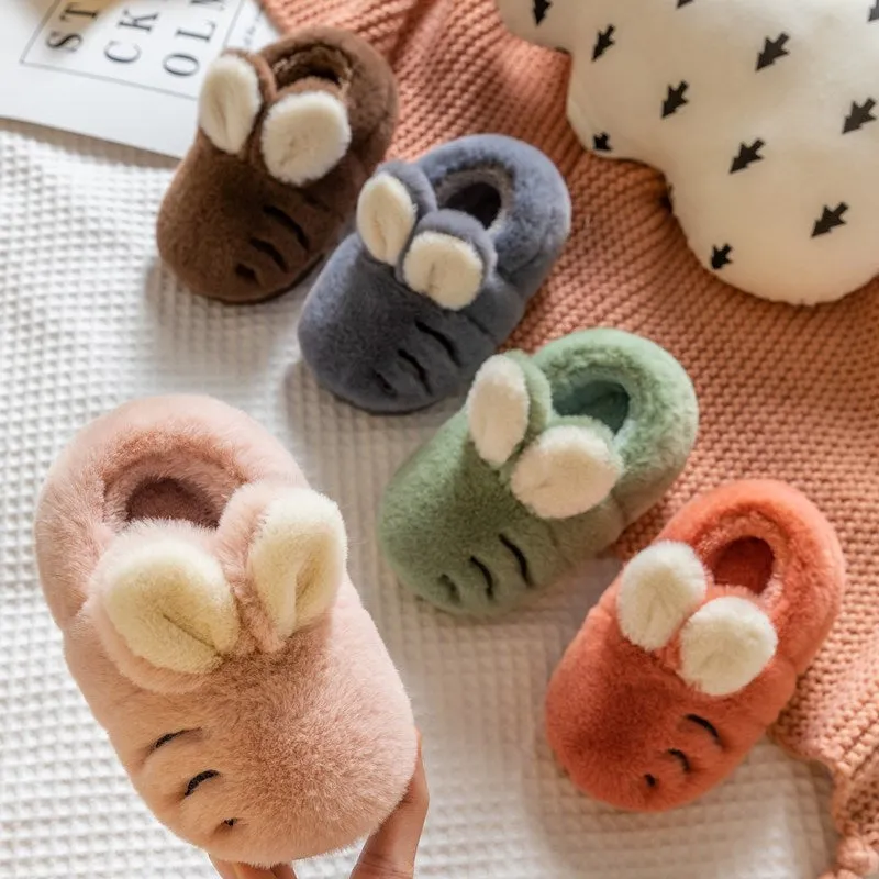Plush Rabbit Slippers for Toddlers
