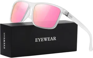 Sunglasses Men Polarized Sunglasses for Mens and Womens,Black Retro Sun Glasses Driving Fishing UV Protection