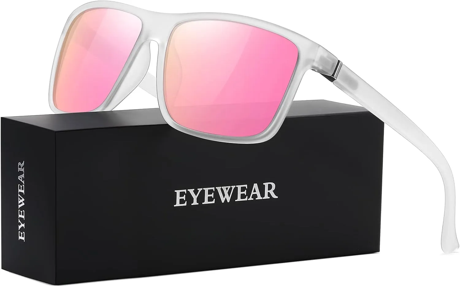Sunglasses Men Polarized Sunglasses for Mens and Womens,Black Retro Sun Glasses Driving Fishing UV Protection