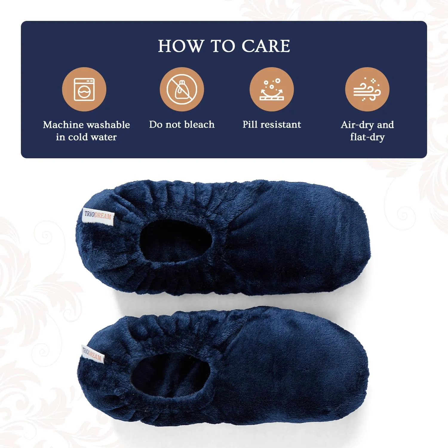 Velvet Plush Memory Foam Warm Slipper Socks For Women | Non-Slip One Size Fuzzy Socks For Women | Ultra Plush and Cozy Warmth Collection